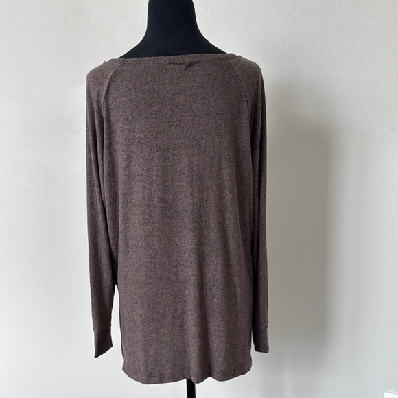 NWOT MARONIE Chic Brown Leopard Print Top - Picture 2 of 6